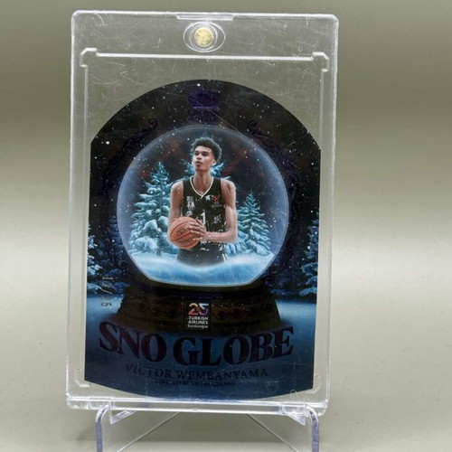 Victor Wembanyama Sno Globe EuroLeague Card 2024-25 New