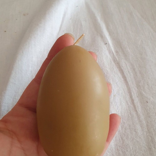 Beeswax candle used, good condition