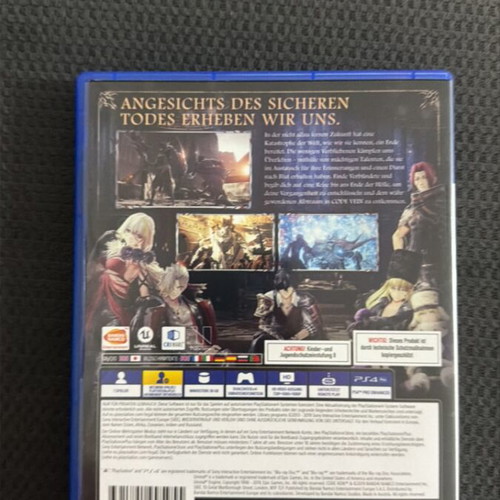 Code Vein PS4 game, like new