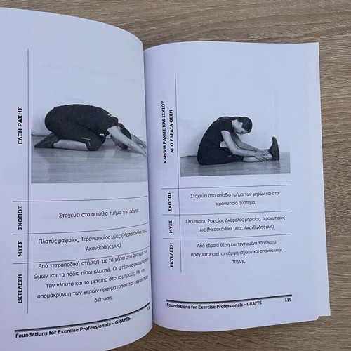 Fitness Book with Stretching and Exercises new