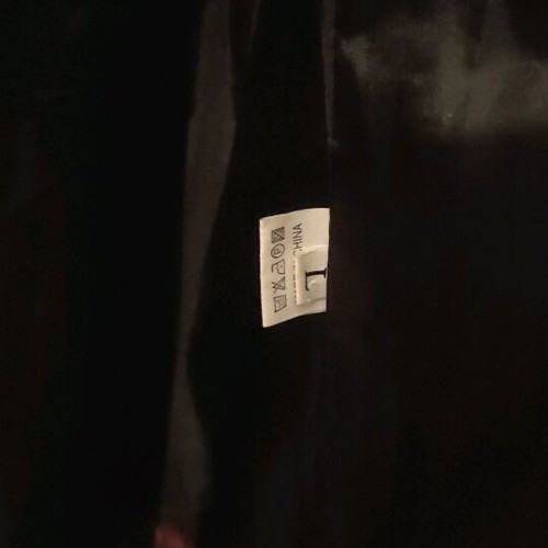 Fur coat like new, red, size L