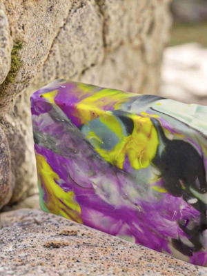 Handmade decorative aromatic soap "Northern Lights"