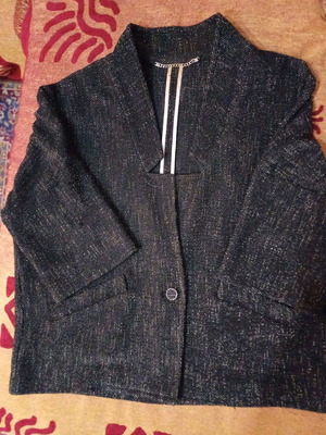 Ζακέτα γκρι μεταχειρισμένη cotton με polyester από Dill