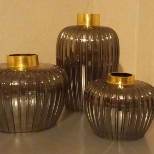 Decorative vases set of 3 new