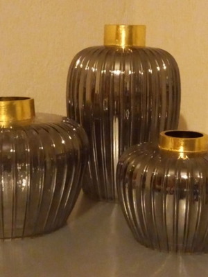 Decorative vases set of 3 new