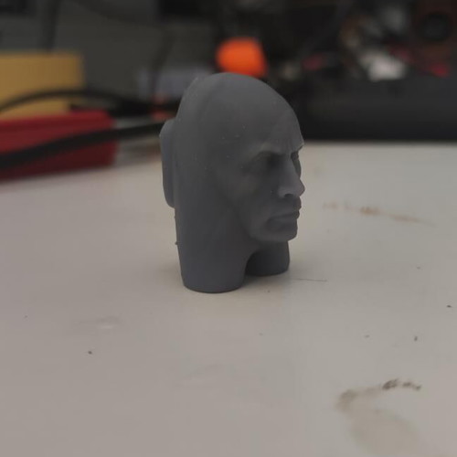 The Rock Among Us unpainted miniature new, suitable for keychain or gift