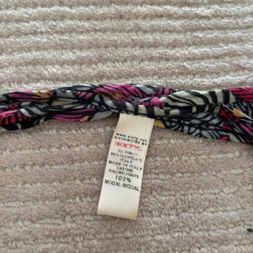 Vintage Y2K Miss Sixty blouse with open back, floral, like new