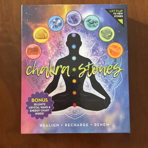 Chakra gemstone crystal collection set