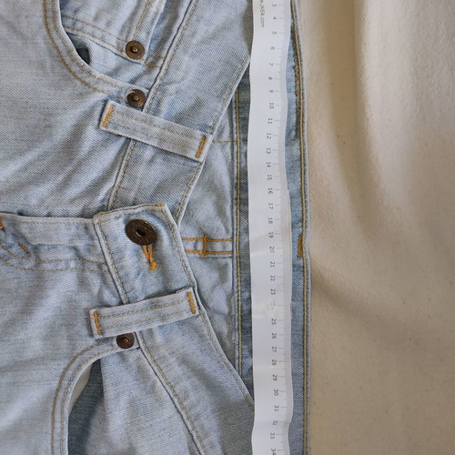 Levi's jean bermuda shorts used, low waist, denim shorts