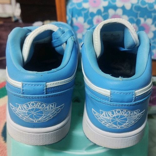 Jordan 1 Low White Ice Blue like new, size 43
