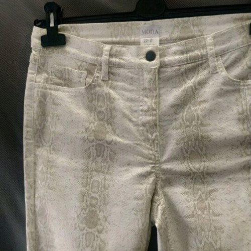 Elastic pants with snake print size M like new