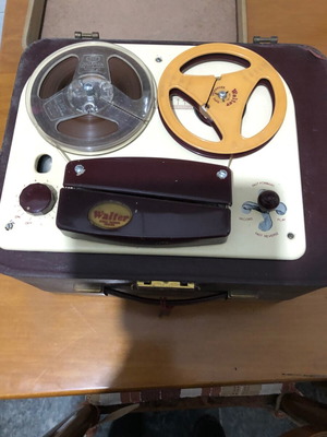 Walter vintage reel-to-reel tape recorder used
