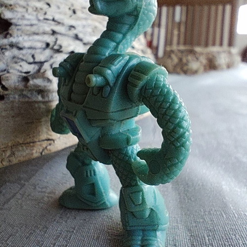 Teratomachos Cobra figure blue turquoise Hasbro 1986 like new