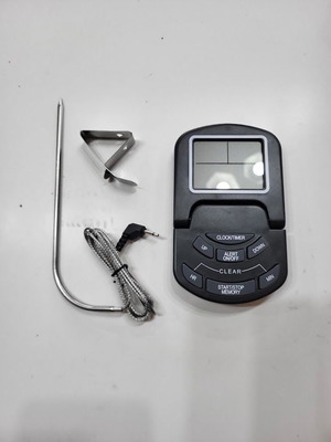 Digital Cooking Thermometer with External Probe, Timer and LCD Display