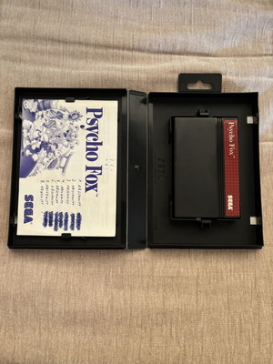 Psycho Fox SEGA Master System game, complete