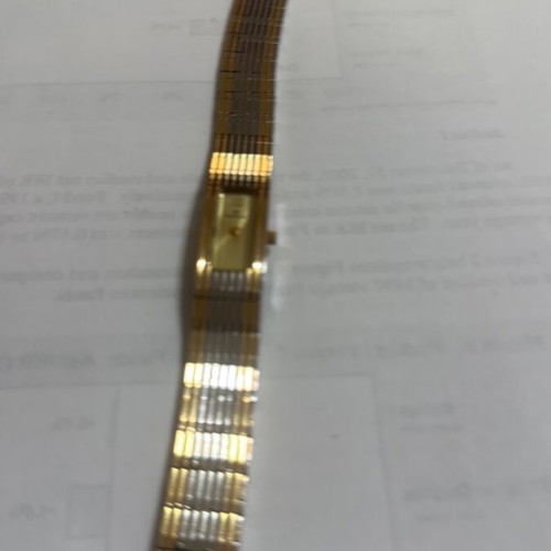 Edox Swiss made γυναικείο ρολόι μεταχειρισμένο, χρυσαφί