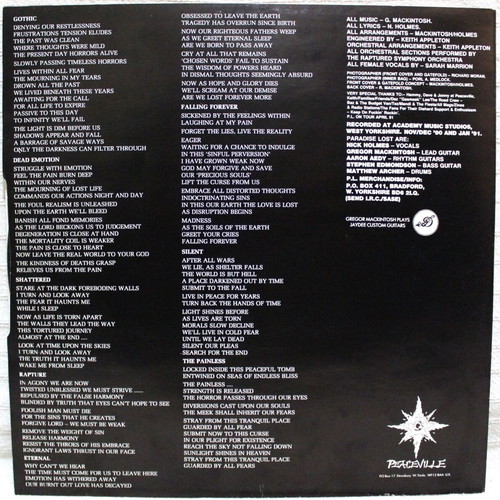 Paradise Lost Gothic vinyl LP album gatefold used