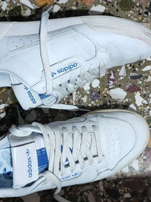 Ανδρικά παπούτσια Adidas Confidential 80 μεταχειρισμένα, μέγεθος 44, άσπρα