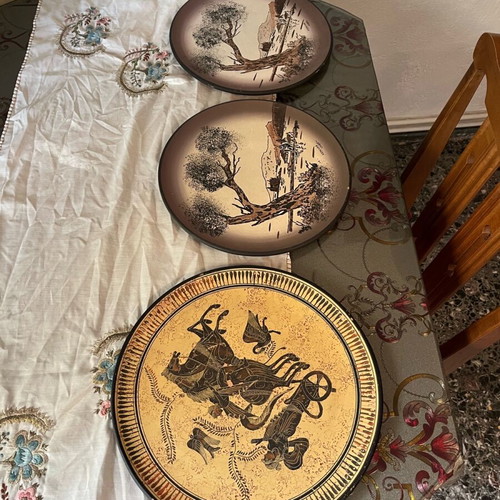 Vintage wall plates used
