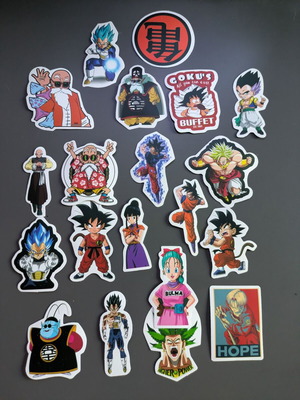 Dragon Ball stickers, pack of 20
