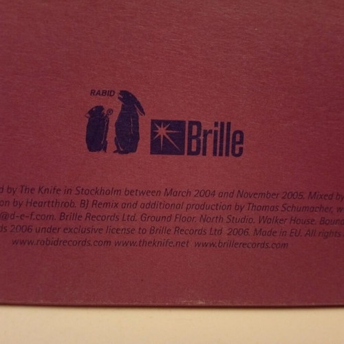 The Knife Like A Pen Vinyl 12" used, electronic