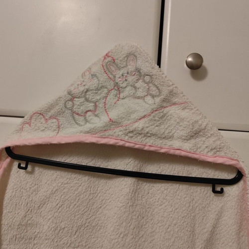 Baby towel used
