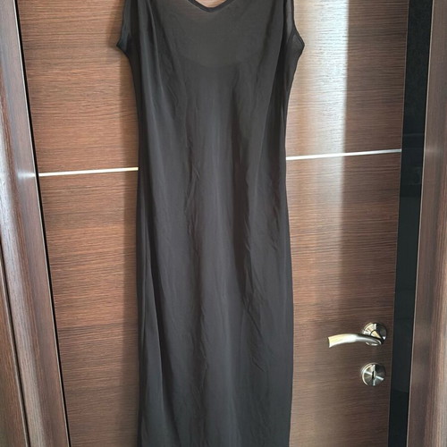 Zoe Black by Helmi floral dress with transparency like new, size L