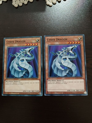 Yu-Gi-Oh Cyber Dragon cards like new x2