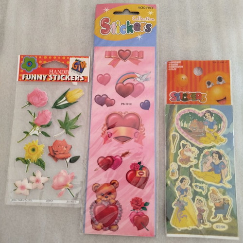 Sticker collection like new with Winnie, Tweety, Snow White etc.