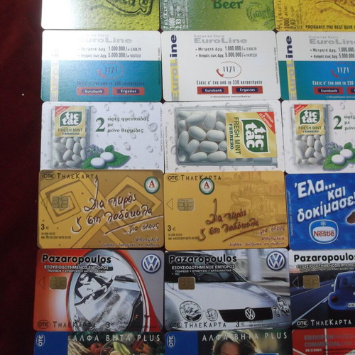 Telecards dummy 46 different new without code