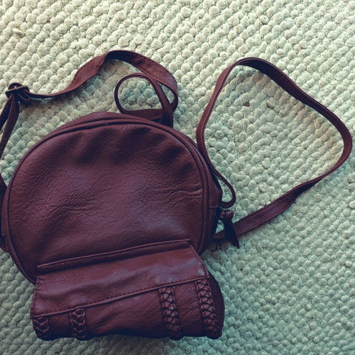 Women's crossbody bag brown like new in excellent condition