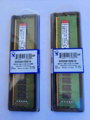 Kingston 32 GB DDR4 memory new, sealed package