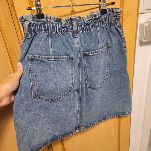 Mango skirt medium length like new, blue, size M