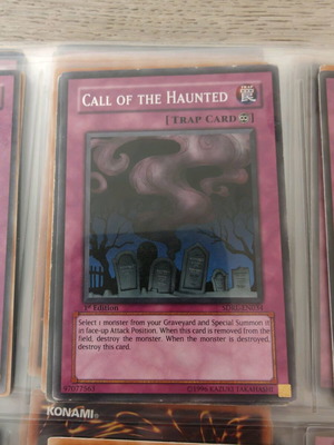 Yu-Gi-Oh card Call of the Haunted like new
