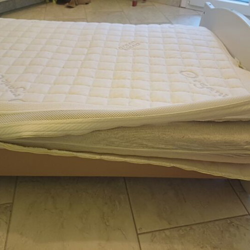 Casa Baby Bed Set with Mattress and Chest of Drawers like new