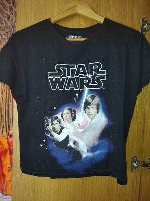 Star Wars T-shirt, Pull & Bear, black, XS