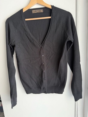 Zara black cardigan used, size M