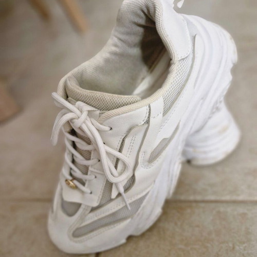 Migato sneakers used with box, size 41, white