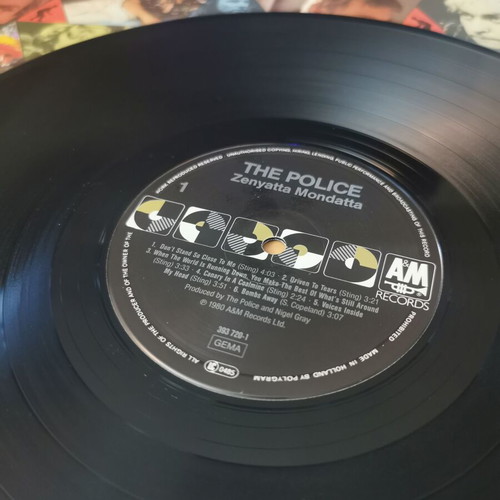 The Police Zenyatta Mondatta LP vinyl used 1980