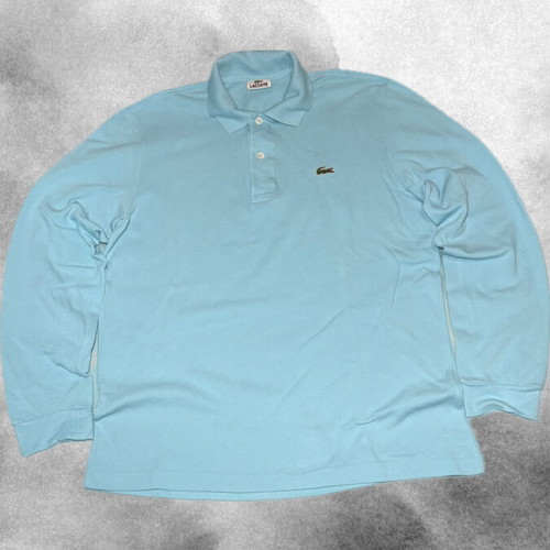 Lacoste long sleeve shirt blue like new size M