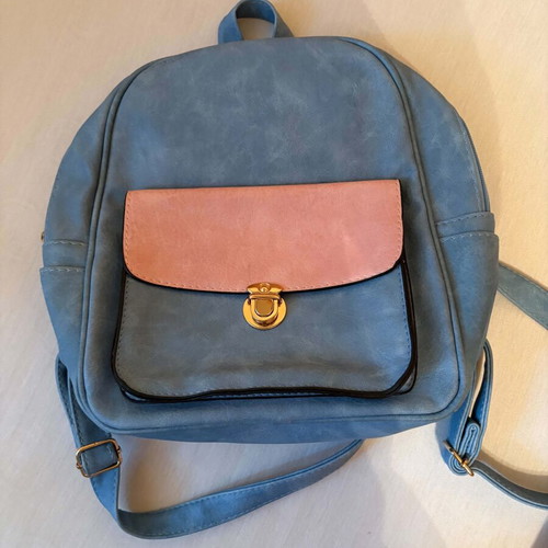 Women's backpack bag like new, blue