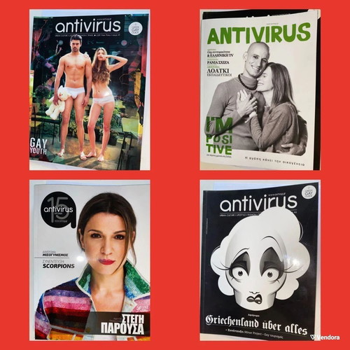 Antivirus magazines new, issues 46, 49, 80 and 105
