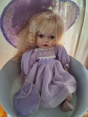 Vintage porcelain doll