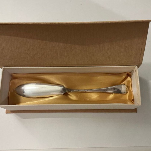 Vintage Sheffield Butter Knife EPNS-A in Satin Gift Box like new