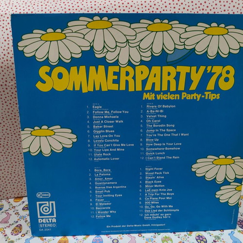 Sommerparty ´78 vinyl record used, very good condition