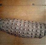  Διακοσμητικός ξύλινος κροκόδειλος από Αφρική. Μεγάλος