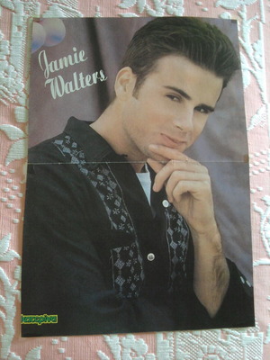 Jamie Walters & Take That poster used, size 29x19.7