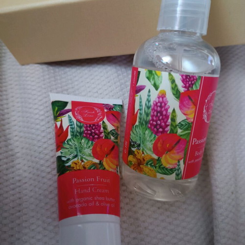 Fresh Line Passion Fruit set new, hand cream and body mist