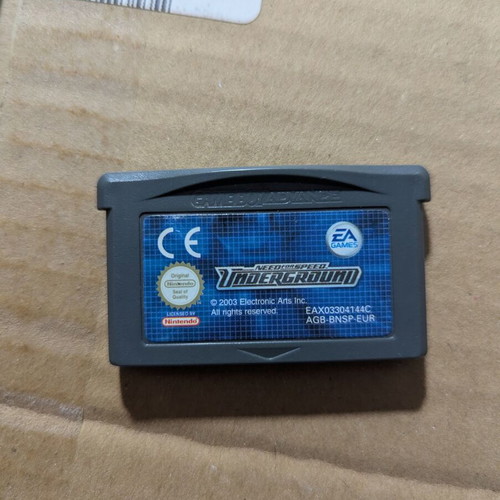 Need For Speed Underground Nintendo Game Boy Advance used