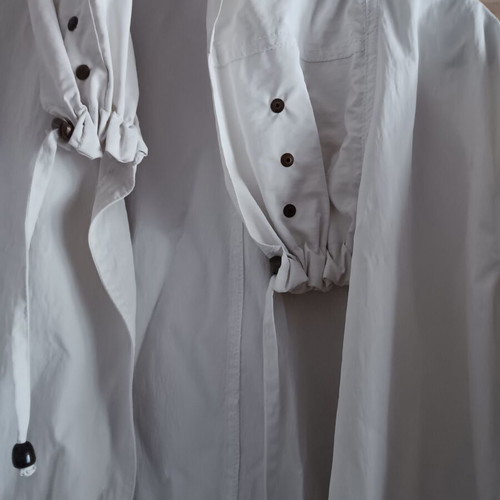 Women's thin jacket used, white, sizes XL and L